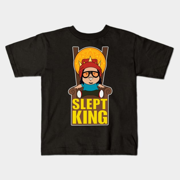 Slpt Kng Kids T-Shirt by Eman.G.Nation